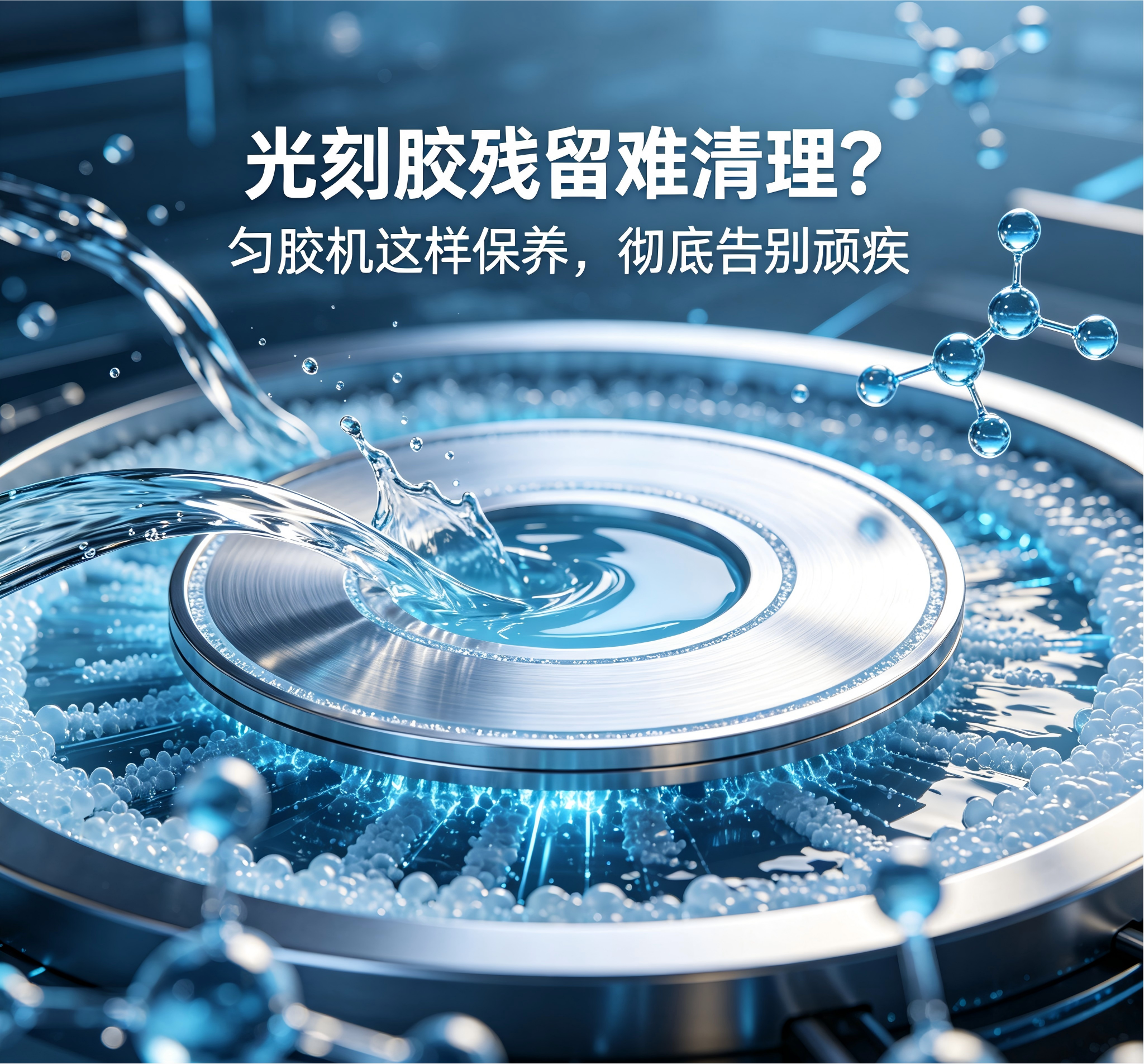 光刻胶残留难清理？匀胶机这样保养，彻底告别顽疾