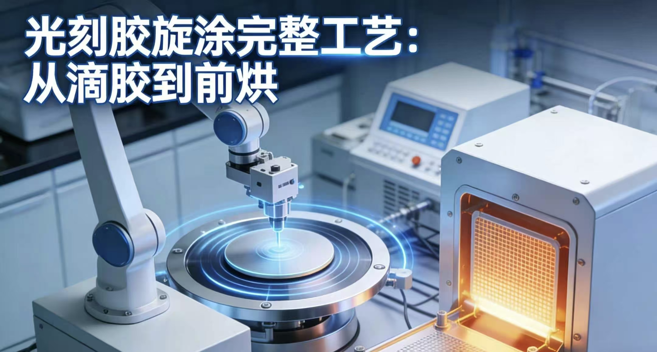 光刻胶旋涂完整工艺：从滴胶到前烘