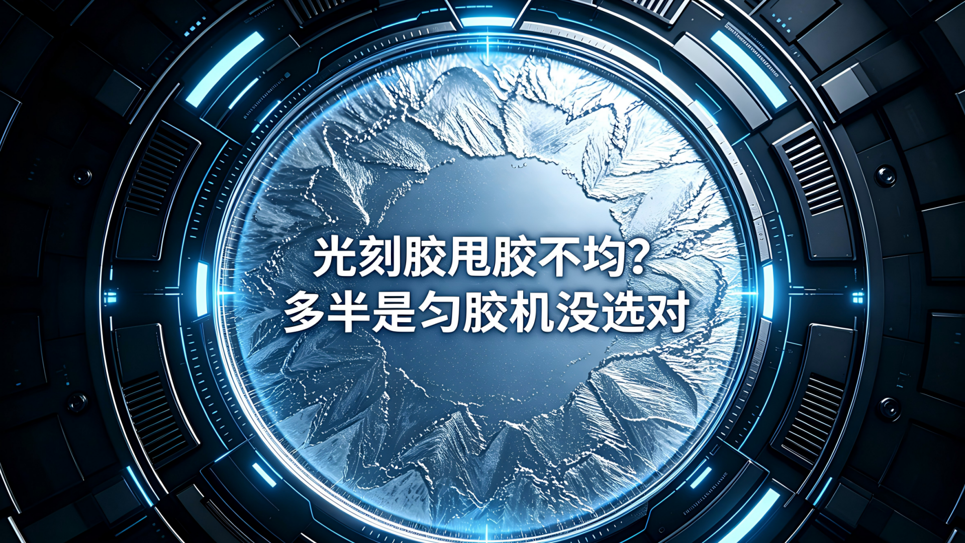 光刻胶甩胶不均？多半是匀胶机没选对