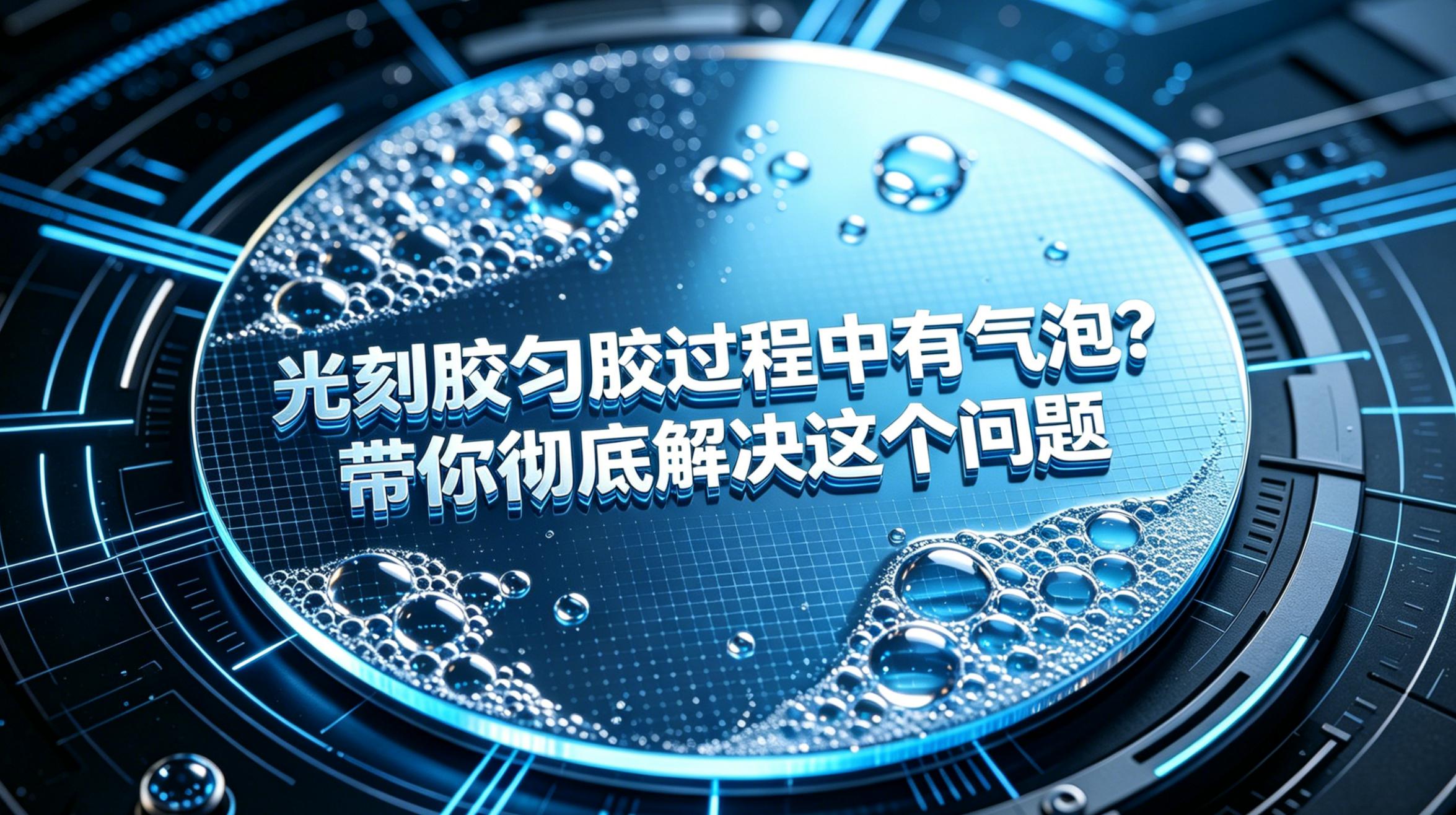 光刻胶匀胶过程中有气泡？带你彻底解决这个问题